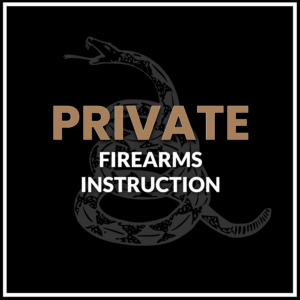 Private Firearms Instruction <br>1-3 Students, 2 Hours</br>