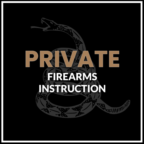 Private Firearms Instruction <br>1-3 Students, 2 Hours</br>
